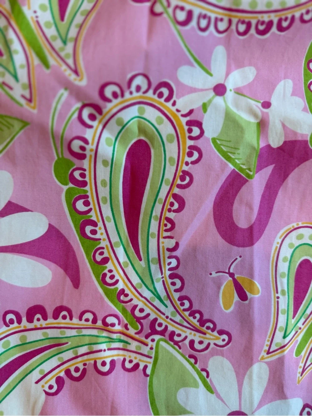 Lilly Pulitzer Pink and Lime Green Floral Strapless Dress - Picture 3 of 8